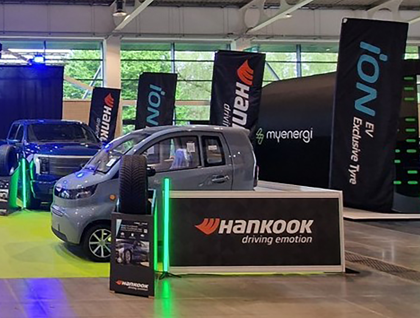 Hankook Tire asistirá a la feria de vehículos eléctricos Everything Electric Show South en el Reino Unido.